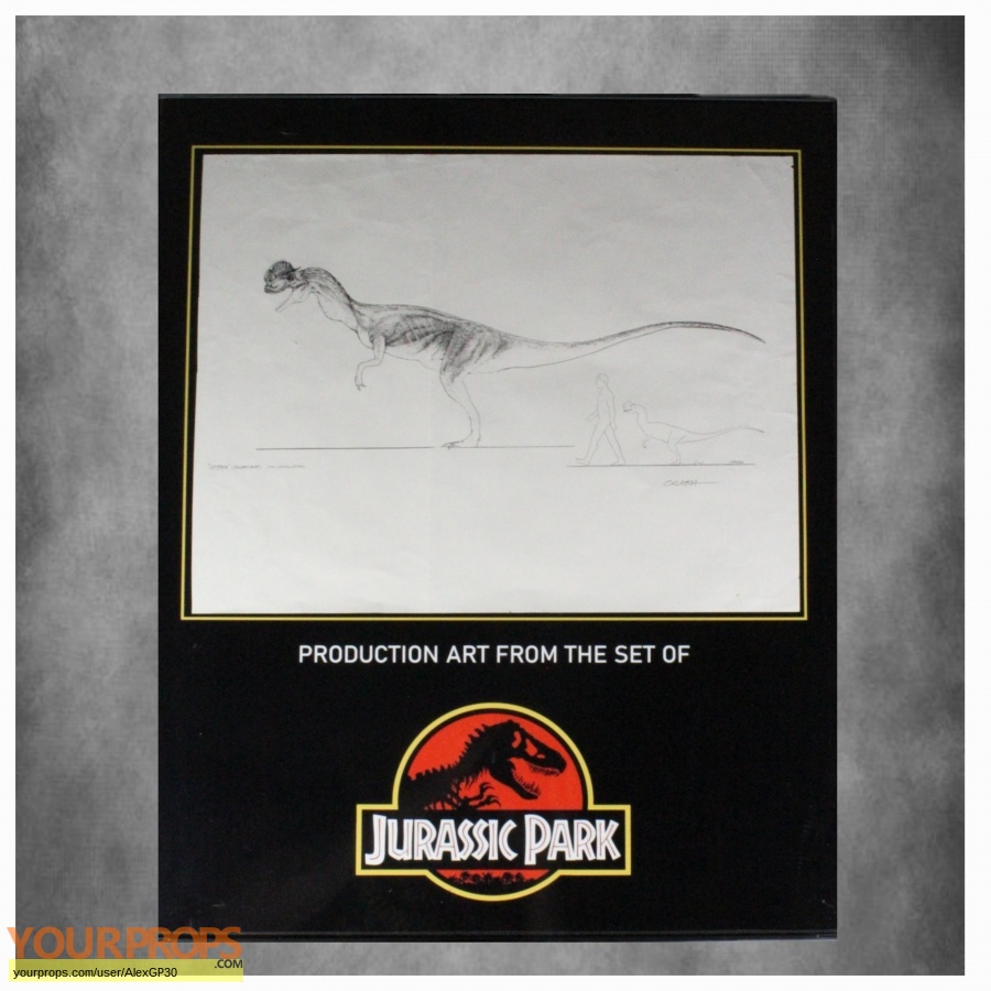 Jurassic Park original production material