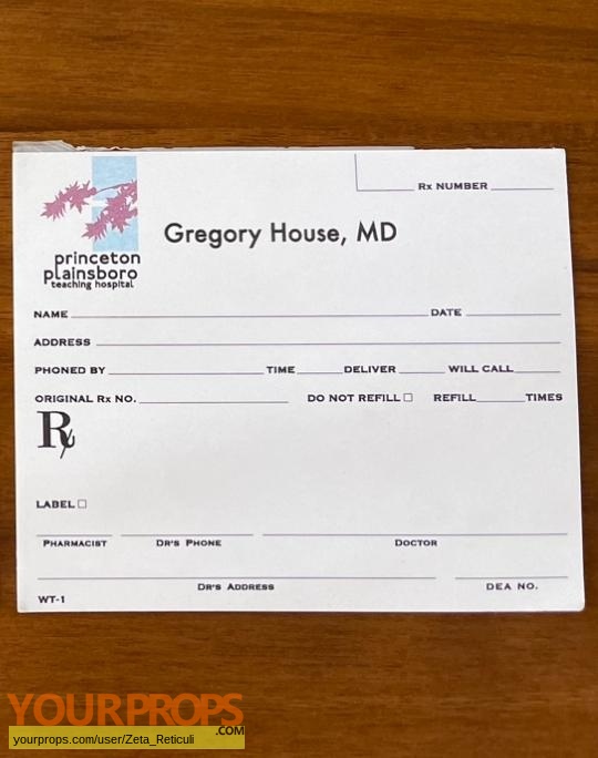 House M D  original movie prop