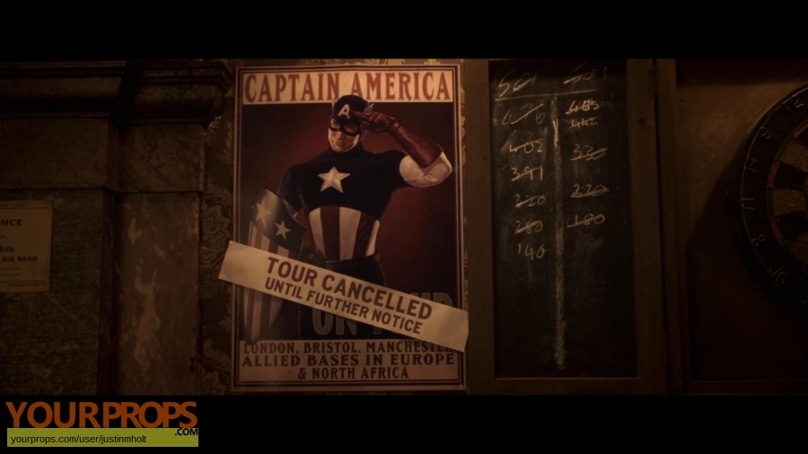 Captain America  The First Avenger original movie prop