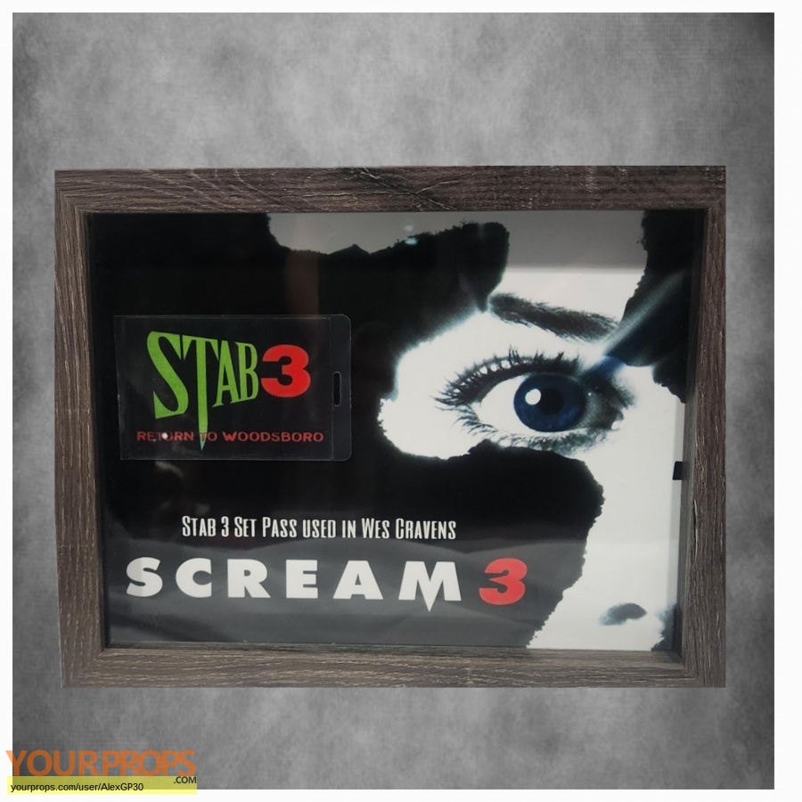 Scream 3 original movie prop