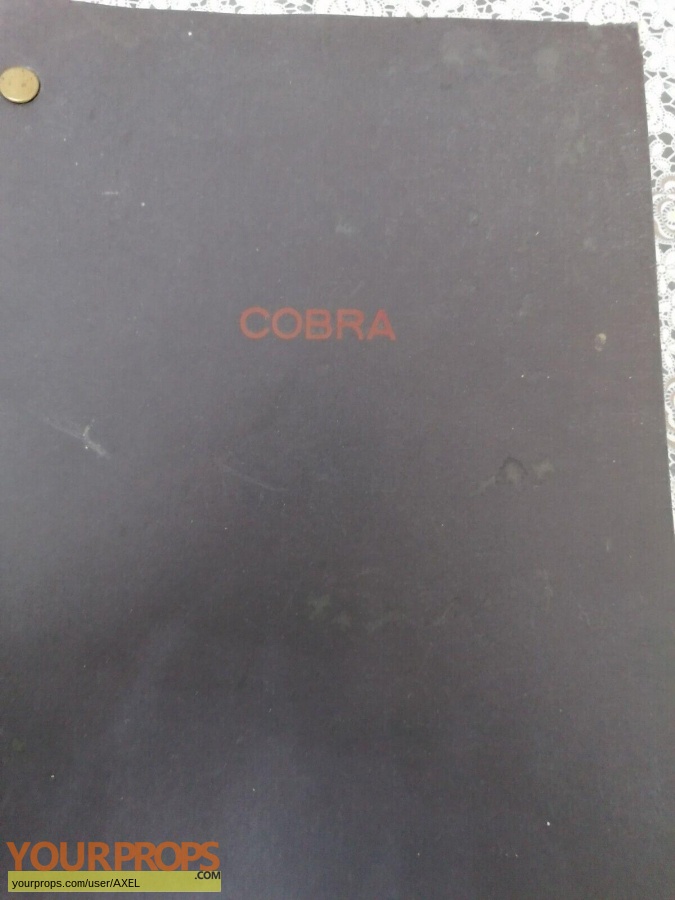 Cobra original production material