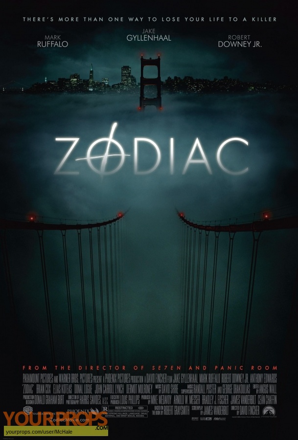 Zodiac replica movie prop