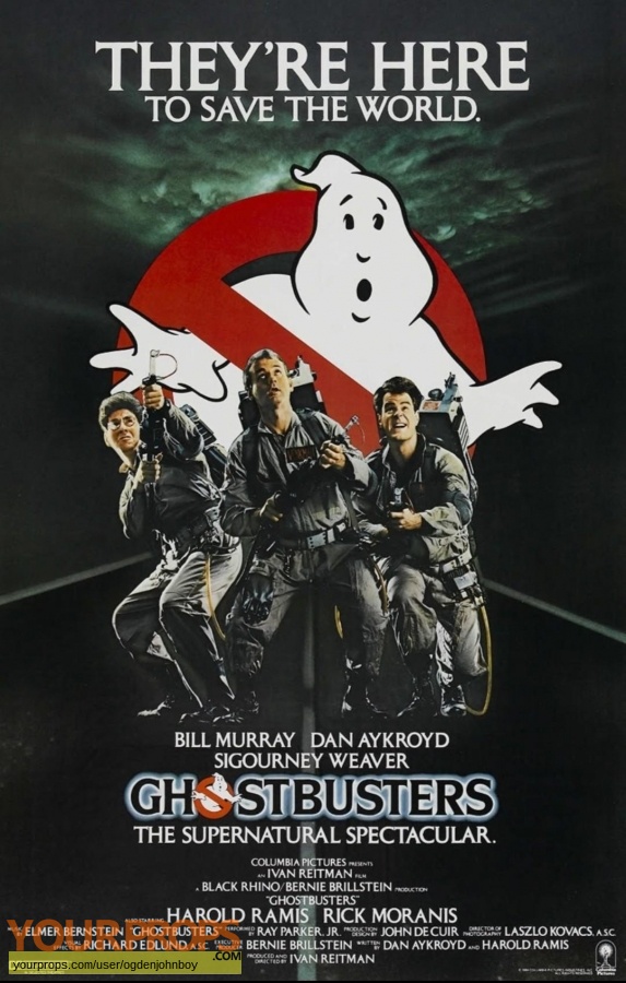 Ghostbusters original production artwork