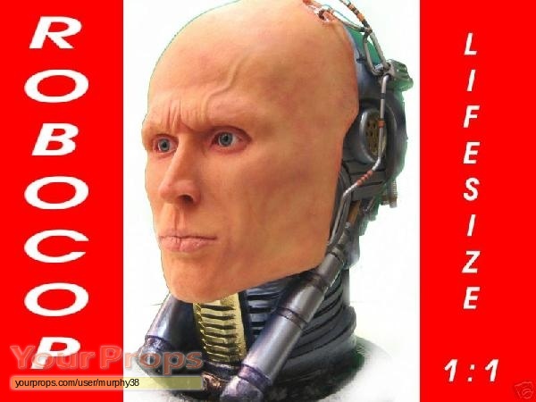 Robocop 2 Robocop head life size replica movie prop