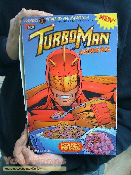Turboman Cereal Box — The Earl Hays Press