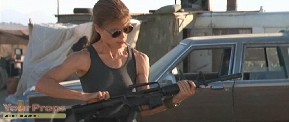 The black tank top worn by Sarah Connor (Linda Hamilton) in the movie  Terminator 2: Judgment Day
