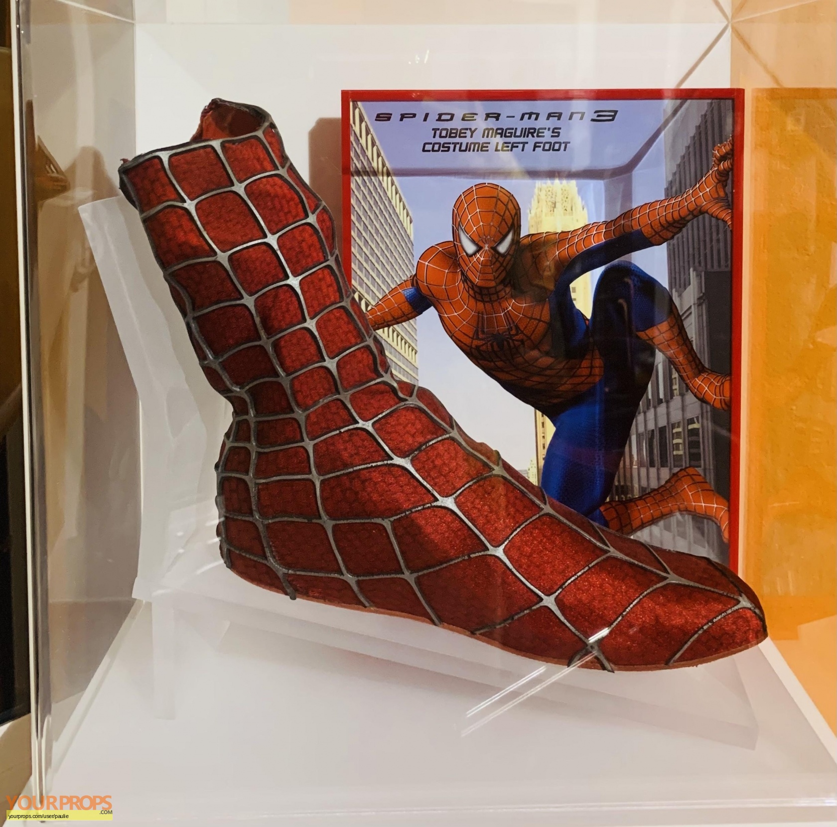 Spider-Man Spider-Man suit foot original movie costume