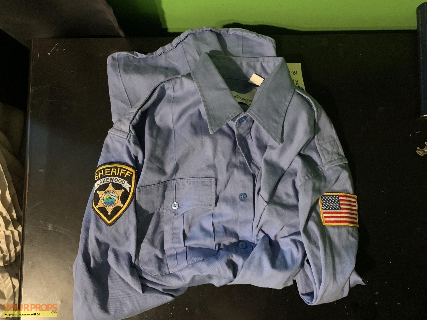 Scream: The TV Series Lakewood Sheriff shirt original TV series costume