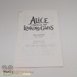 Alice Through The Looking Glass original production material